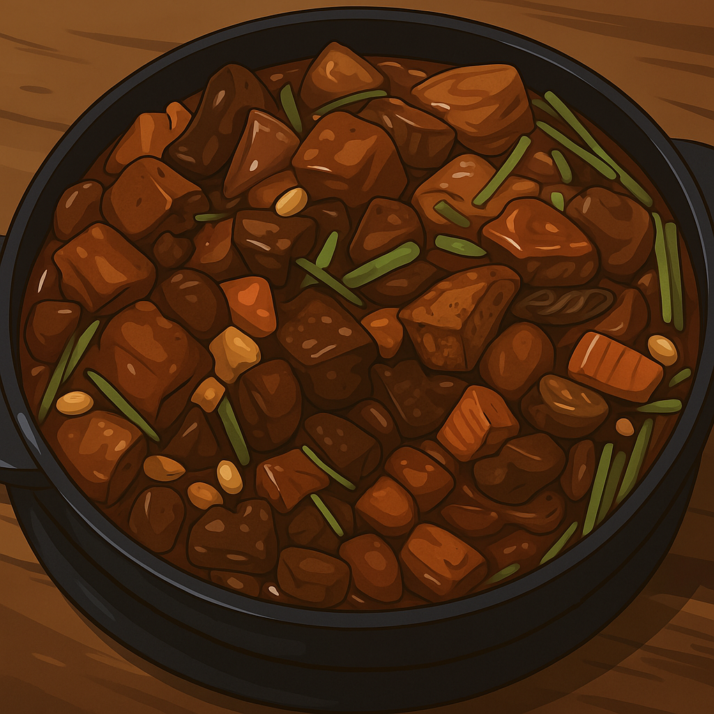 Spicy Braised Beef Tendon