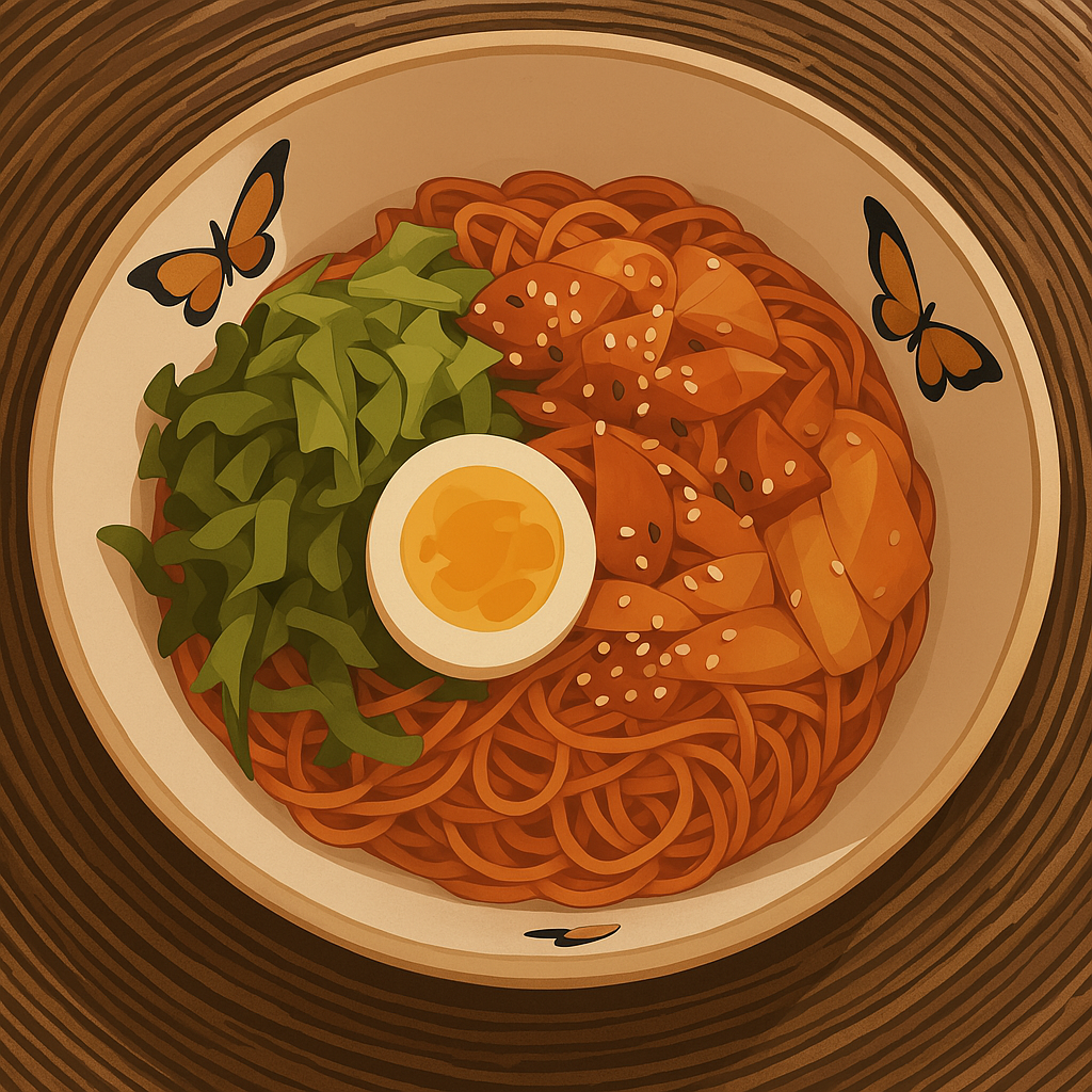 Spicy Mixed Noodles with Vegetables