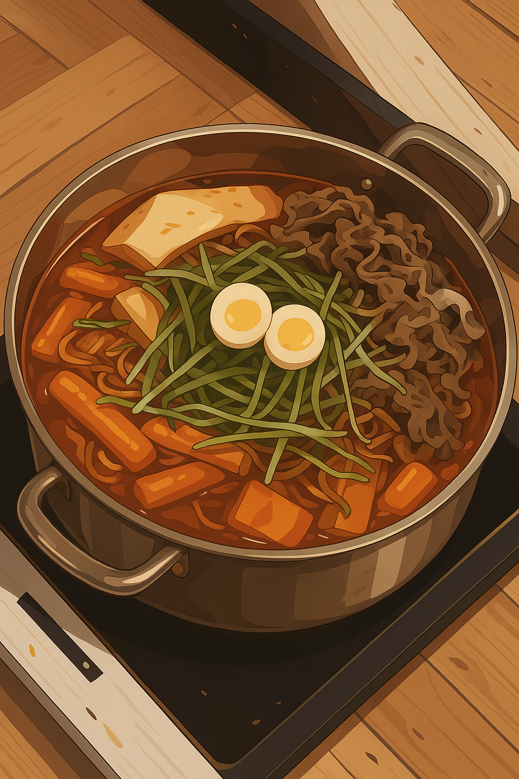 Beef Brisket Spicy Rice Cake